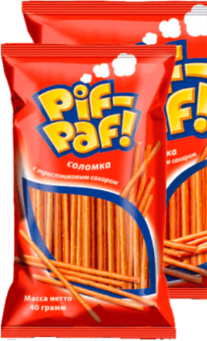 Соломка Pif-Paf сладкая 40 гр