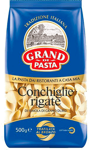 Макароны Grand di Pasta ракушки 450г