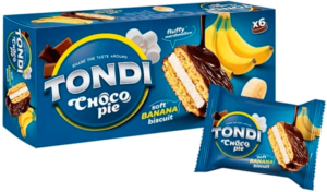 Муч.конд.изд.глазир. Tondi Choco Pie банан 180г