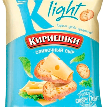 Сух.Кириешки Light пшен. 33г Сливочный сыр